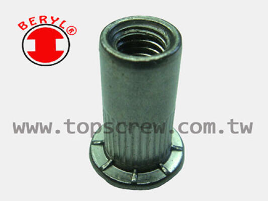 頭下花齒拉帽應用在汽車業、電子業、薄金屬板以及一般輕型組件